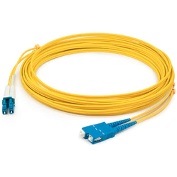 Add-On This Is A 20M Lc (Male) To Sc (Male) Yellow Duplex Riser-Rated Fiber ADD-SC-LC-20M9SMF